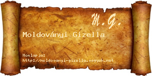 Moldoványi Gizella névjegykártya